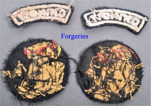 Fake Forgery of Chindit Badge