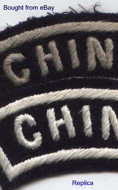 Chindit Badge - Forgery